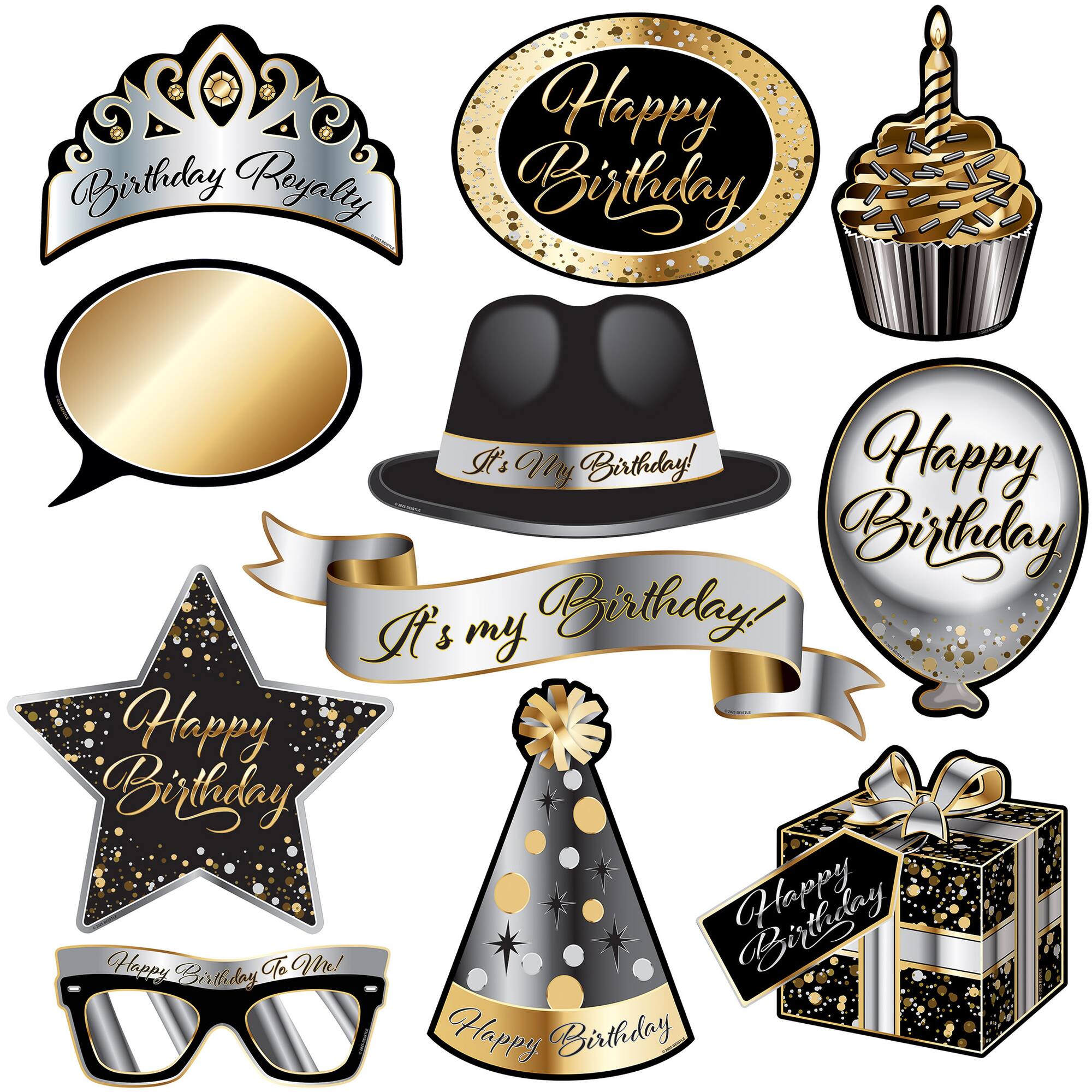 Beistle Happy Birthday Photo Fun Signs Set